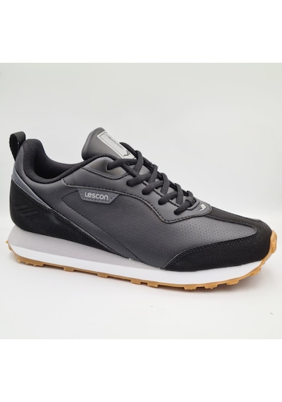 Lescon Motıva Walkıng Siyah Unisex Sneaker Spor Ayakkabı Siyah