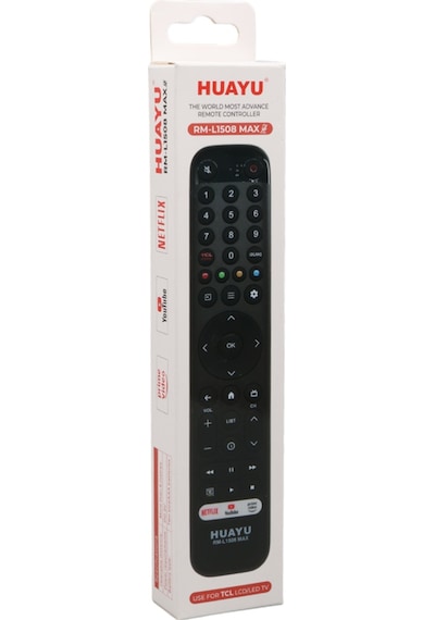 Rm-l1508 Tcl Max Netflix Youtube Prime Video Tuşlu Lcd Led Tv Kumanda