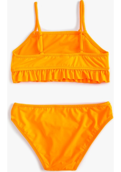 Koton Bikini Takımı Fırfırlı Askılı Fuşya 3skg00024bm 3SKG00024BM332 Fuşya