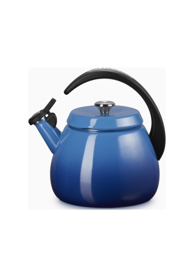 Le Creuset Su Isıtıcısı Çanı 2,1 L, Emaye Karbon Çelik, Şık Ve Dayanıklı Su Isıtıcılar Mavi 6