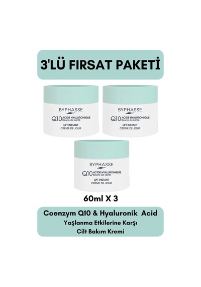 Byphasse Coenzym-q10 Gündüz Kremi 60 Ml X 3 Adet Fırsat Paketi