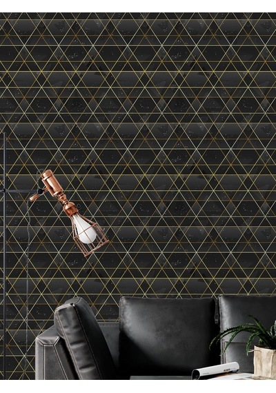 Lüks Kozmik Desenli Geometrik Duvar Kağıdı, Kendinden Yapışkanlı Çok Amaçlı Pvc Folyo, Dıy Duvar Kağıdı 66x264 Cm