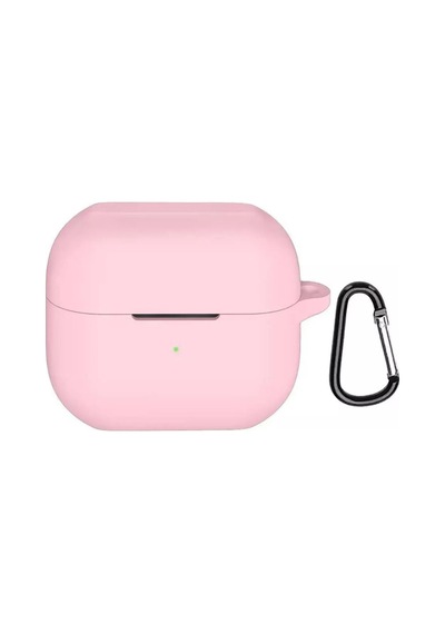 Adige Samsung Galaxy Buds3 Fe Uyumlu Kulaklık Kılıfı Silikon Pembe Pembe