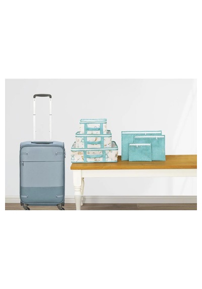 4lü Set Bavul Organize Bakım Çanta Düzenleyici 4lü Sünger Hediyex Çok Çok Renkli