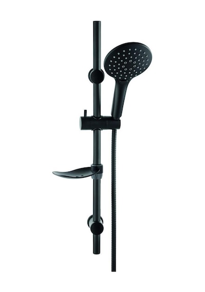 Gpd Pedra Mlb160-S-Mbb160 Banyo + Lavabo + Sürgülü Duş Seti Siyah