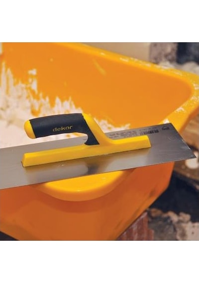 Dekor 091 Alçı Malası Plastik Açık Saplı 30  Cm