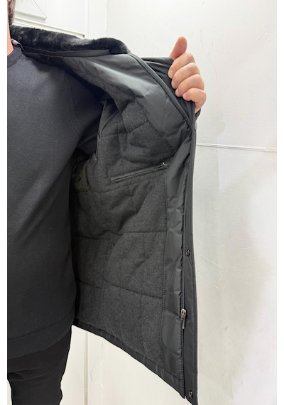 Marco Muratti Dmctekstil Erkek Mrc-447-001 Haki Yeşil Yakası Kürklü Normal Kalıp Fermuar Ve Çıtçıt Kapamalı Kışlık Battal Mont Marco Muratti Dmctekstil Erkek Mrc-447-001 Haki Yeşil Yakası Kürklü Normal Kalıp Fermuar Ve Çıtçıt Kapamalı Kışlık Battal Mont