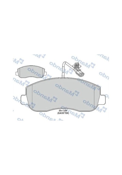 Mando Mbf015042 Ön Fren Balatası Master Iıı 10-movano 10- 93167551