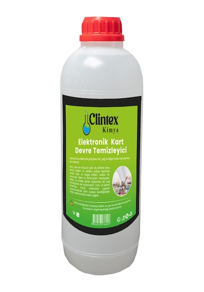 Clintex Kimya Elektronik Devre Kart Temizleyici Yağsız 1 Lt