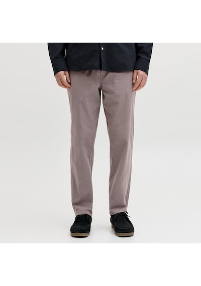 Jack & Jones Erkek Keten Karisimli Chino Pantolon - Ace - 12229699 Çok Renkli