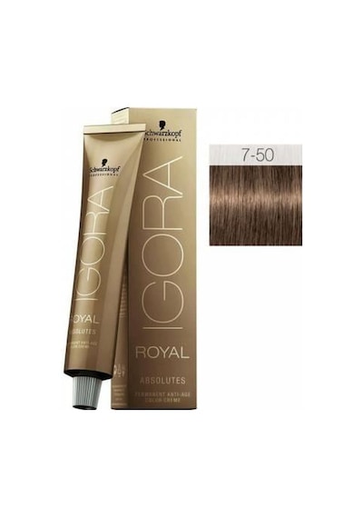 Igora Royal Absolutes Saç Boyası 60 ml 7 - 50 Kumral - Doğal Altın