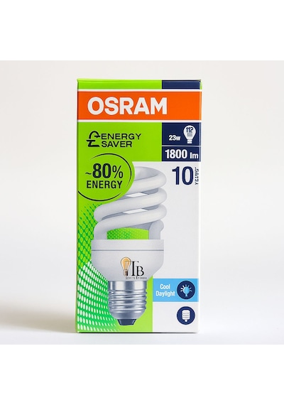 Osram 23w Spiral Tasarruflu Ampul 1600 Lm 6500k Beyaz Işık E27 Duy Enerji Tasarruflu Uzun Ömürlü 1