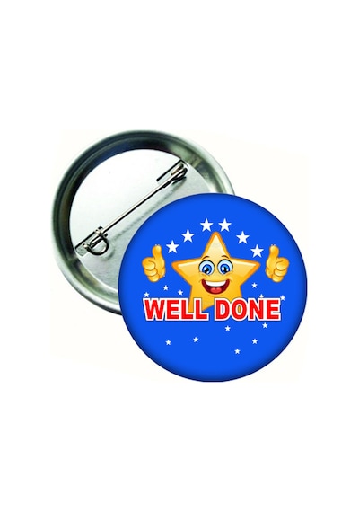 Well Done Öğrenci Rozeti 20 Adet Çok Renkli