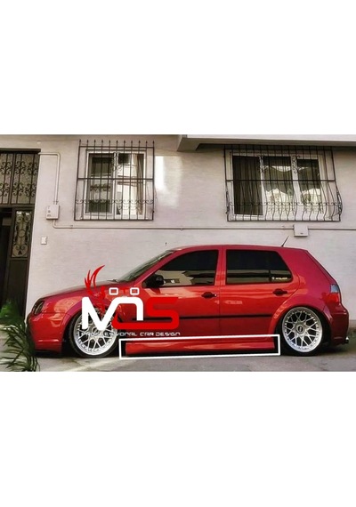 Vw Golf Mk4 Custom Marşpiyel Tk Fiberglass Boyasız
