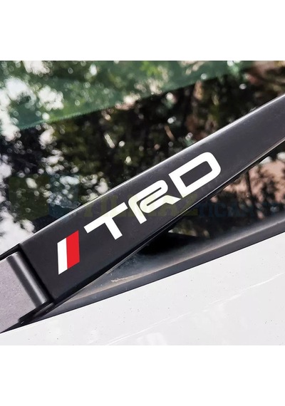 Toyota Trd Kapı Kolu Jant Silecek Oto Sticker Yapıştırma 6 Adet 12,5 X 1,70 Cm