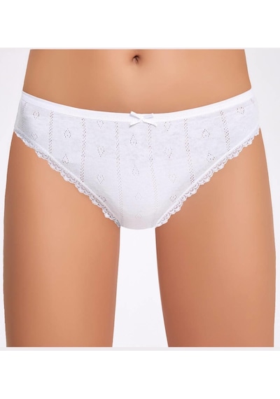 Jakarlı Transferli Ribana Bikini Külot 001
