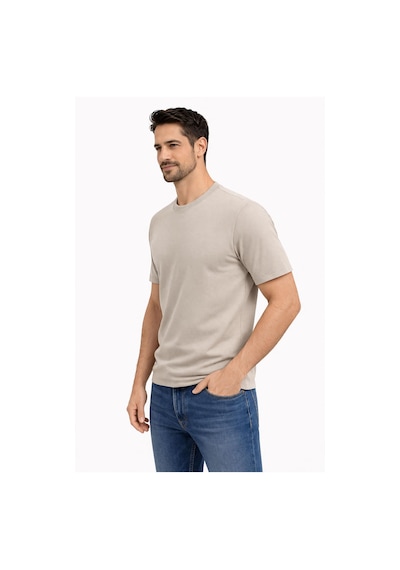 Classics Men Bordoo Basic Bisiklet Yaka Kısa Kol Erkek Tişört 7624 Taş