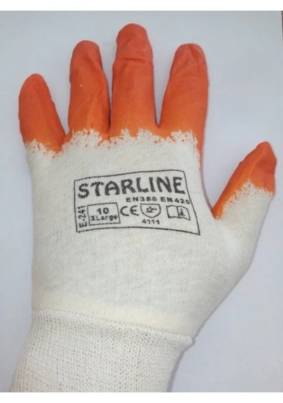 Starlıne E-241 Nitril Eldiven Yarım Kaplı No:10 XL 12 Adet