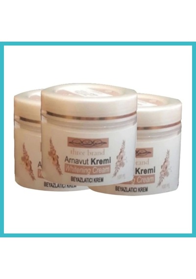 Bezos Three Brand Arnavut Kremi 3 Adet Adet Whitens Cream Tüm Bölge Kremi 100 Ml Dfnbez
