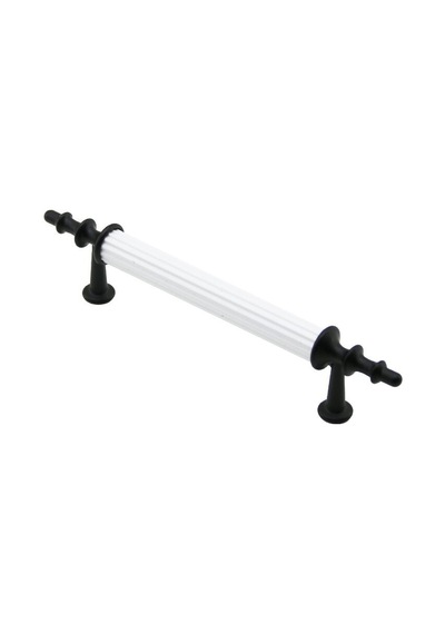 10 Adet Beyaz - Siyah Boru Kulp 9.6cm
