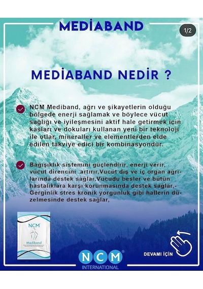 Ncm Mediband Bantı 25 Adet