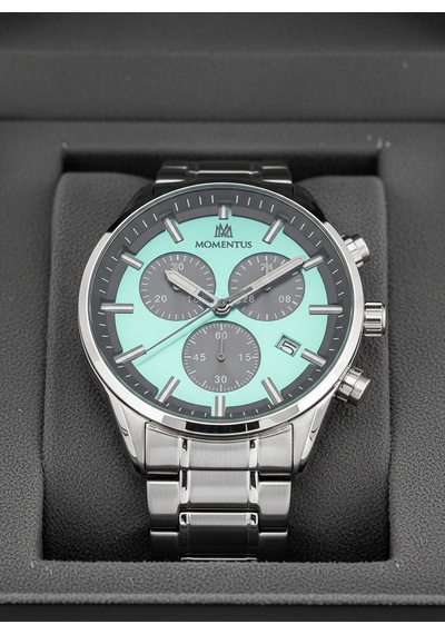 Momentus Gümüş Çelik Kordon Erkek Kol Saati Sc380s-10ss Gümüş