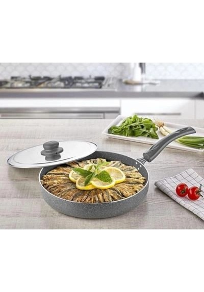 Ley Mia Marble Balık Tava 28 Cm Çok Renkli