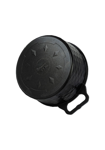 Polochef Döküm Granit Kızartma Tenceresi Fritöz 24cm Siyah