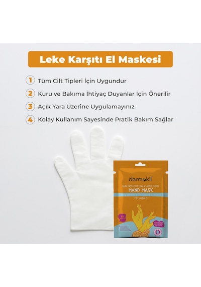 Dermokil Güneş Koruyucu & Leke Karşıtı El Maskesi 30 Ml