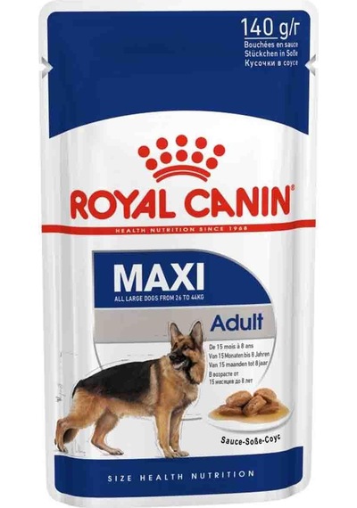 Royal Canin Maxi Adult Büyük Irk Yetişkin Köpekler İçin Parça Etli Konserve Mama 140 Gr