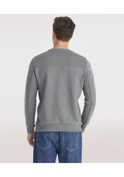 Yargıcı Triko Detaylı Sweatshirt 25yesw9001x 059 Gri
