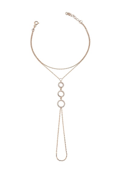925 Ayar Gümüş Rose Dizi Halkalar Şahmeran - 45099401 Rose Gold