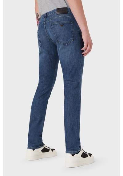 Emporio Armani Erkek Kot Pantolon 8N1J06 1D85Z 0942 Lacivert (510882149) Lacivert