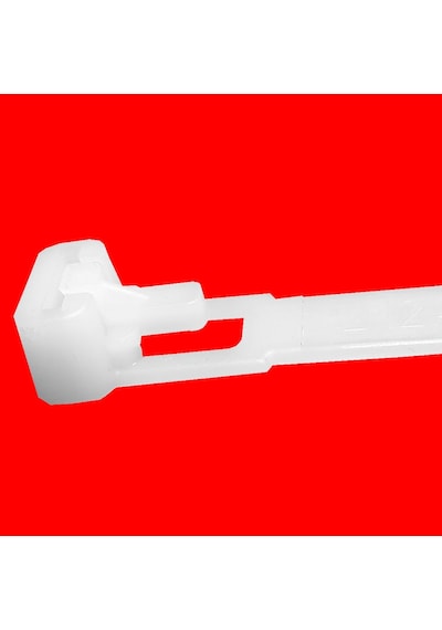 Açılabilir Kablo Bağı Plastik Cırt Kelepçe 7.5x360 100 Adet Yerli Beyaz