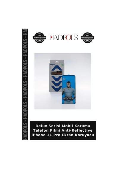 Delux Serisi Mobil Koruma Telefon Filmi Anti-reflective İphone 11 Pro Ekran Koruyucu