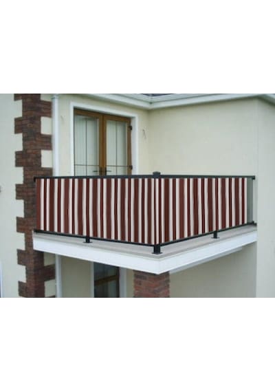 Ceylan Home Balkon Demiri Perdesi Kuş Gözü Kahve Rengi Çizgili Ceylan Home Balkon Demiri Perdesi Kuş Gözü Kahve Rengi Çizgili