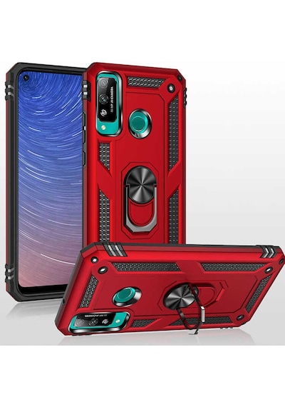 Huawei P40 Lite E Kilif Yüzüklü Zirh Tank Vega 390115624