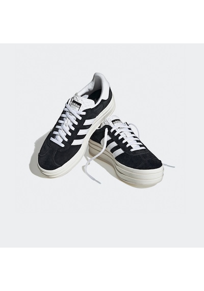 adidas Gazelle Bold Kadın Siyah Spor Ayakkabı Düz Hq6912 Siyah
