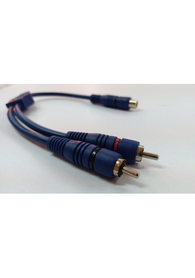 Rca Kablo - Y - 2 Erkek - 1 Dişi - 20 Cm
