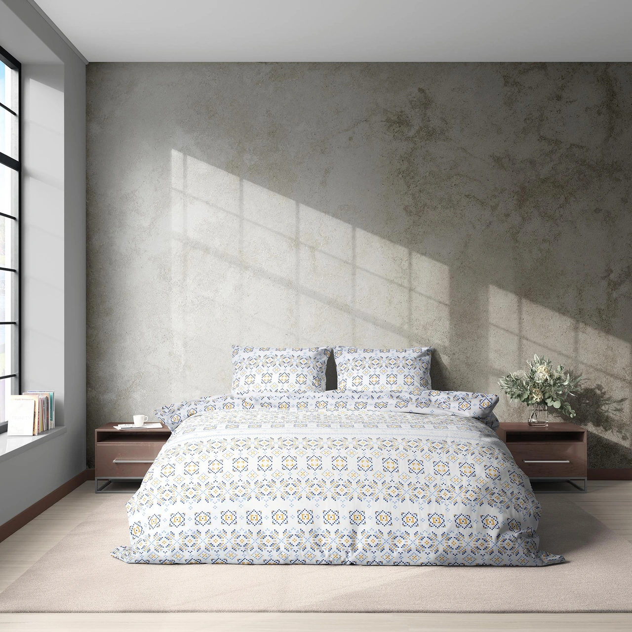 Cotton Collection Ranforce Nevresim Takımı Patiska Çok Renkli