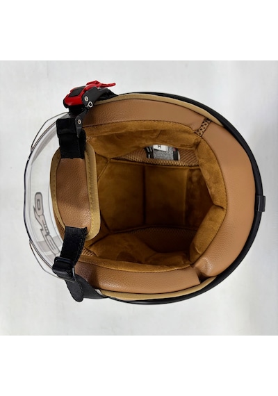Nero Tk-06 Şefaf Vizörlü Yarım Açık Kask Mat S2 Çok Renkli