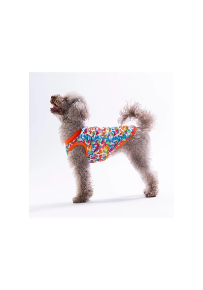 Pawstar 26839 Mosaic Küçük Irk Köpek T-shirtü
