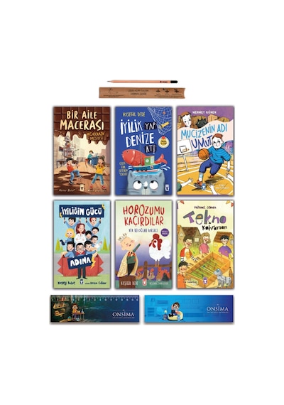 Timaş Çocuk 2. 3. Sınıf Hikaye Seti - İyiliğin Gücü Adına İyilik Yap Denize At Tekno Kahraman Set 6 Kitap