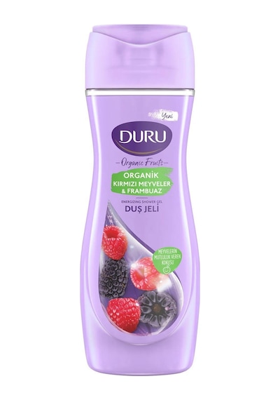 Duru Organic Fruits Kırmızı Meyveler & Frambuaz Duş Jeli 450 ML