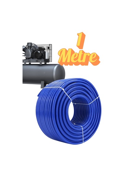 1 Metre Kompresör Hava Hortumu 8 Mm Termo Hortum Mavi Thermo Hortum Basınca Dayanıklı Hortum