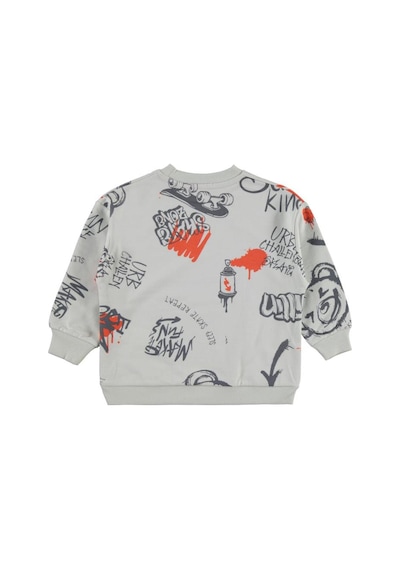 Civil Boys Urban Empirme 2-5 Yaş Sweatshirt Açık Gri