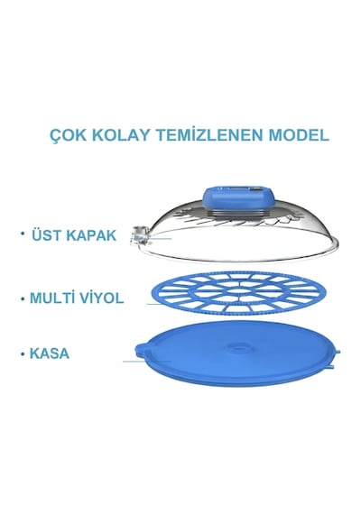 26'li Tam Otomatik Kuluçka Makinesi Dijital Isı Kontrol Nemlendiricili