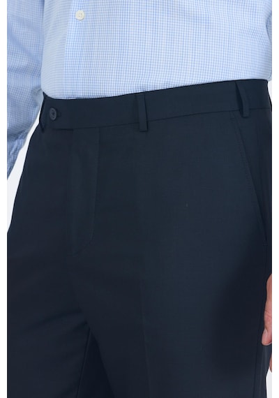 İmza Lacivert Esnek Yandan Cepli Comfort Fit Classic Pantolon 1003250005 Lacivert