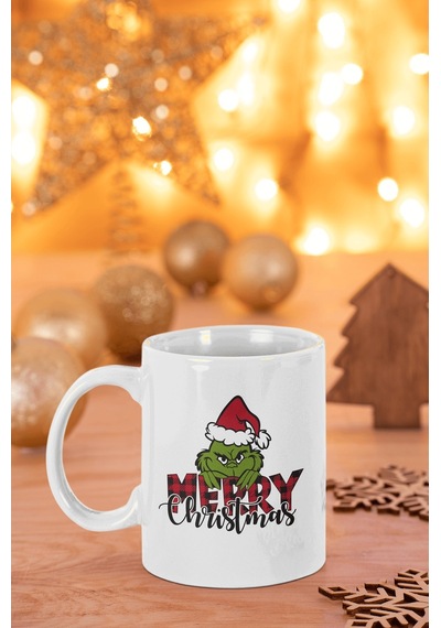 Grinch Merry Christmas Kupa Bardak