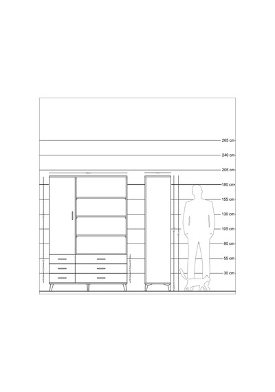 Hyperion Dolap 8 Raflı 6 Çekmeceli Tek Kapaklı 132x44x195 Çam-çam/çam Atlas Çam/atlas Çam Hyperion Dolap 8 Raflı 6 Çekmeceli Tek Kapaklı 132x44x195 Çam-çam/çam Atlas Çam/atlas Çam